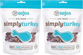 SOJOS 2 Pack of Simply Turkey Dog Treats, 4 Ounces each, 100 Percent Raw Freeze-Dried Meat, Made in the USA