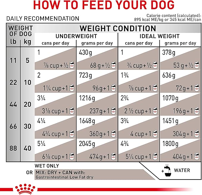 Royal Canin Veterinary Diet Canine Gastrointestinal Low Fat Adult Loaf Dog Food, 13.5 oz (Pack of 24)