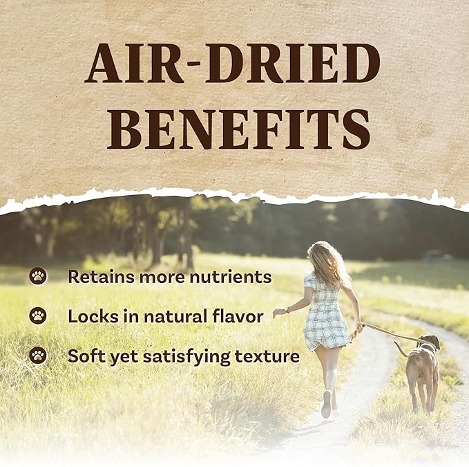 A Freschi srl Air-Dried Puppy & Adult Dog Food - Real Chicken & Salmon Recipe | Grain-Free | High-Protein for Toy, Small & Large Breeds | Ideal for Picky Eaters, 1 lb Starter Bag