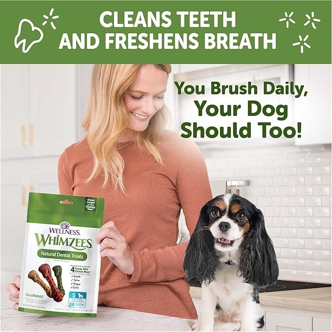 WHIMZEES Wellness Value Box Dog Dental Treats, Small Size, (89 Count)