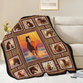 Horse Throw Blanket Horse Stuff Gifts for Kids Girls Boys Adults Women Men Soft Cozy Warm Plush Fluffy Fuzzy Fleece Blanket Decor 50''X60''