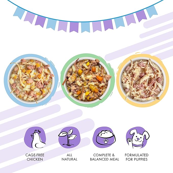 Weruva Puppy Food, Puppy Can Jam Variety Pack, 6oz Can, Pack of 9