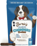 Bernie's Charming Chompers - Daily Dental Chews for Dogs 26-50 Lbs. - 18 Count - Cleans Teeth, Freshens Breath, + Boosts Oral-Gut Microbiome. Easy to Digest, Supports Healthy Digestion Naturally