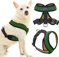 Gooby Comfort X Harness Dual Snap Mesh in Dog Harness - Forest, Small