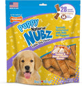 Nylabone Nubz Natural Dog Chew Treats for Puppies, Long Lasting Dog Bones Made in USA, Puppy Training Treats, Turkey & Sweet Potato Flavor, for Puppies Up to 25 lbs. (28 Count)