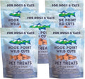 Freeze Dried Sockeye Salmon Pet Treats for Dogs & Cats, Human Grade, Fisherman Direct, Premium Wild Caught Alaskan, Single Ingredient, Omega 3, Natural Healthy Dog Training Treats, Made in USA, 5 Pack