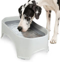 Neater Pet Brands Extra Large Water Bowl for Dogs, Outdoor Dog Water Bowl (2.25 Gallon XL Capacity), Big Trough Style Food Dish for Indoors or Outside, No Spill Large Dog Bowls, Vanilla Bean