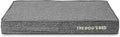The Dog’s Bed Replacement Outer Cover, Linen Fabric, Grey Linen, Medium, 4-Inch