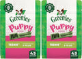 Greenies Dog Treats Veterinarian-Recommended Natural Dental Puppy Treats Teenie Size,12 oz. Pack,43 Count (Pack of 2)