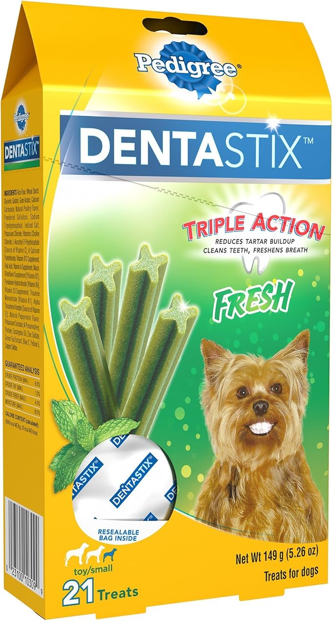 Pedigree Dentastix Oral Care Treats for Dogs, Mini, 5.26-Ounce