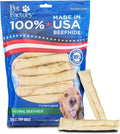 Pet Factory 100% Made in USA Beefhide 5" Chip Rolls Dog Chew Treats - Natural Flavor, 22 Count/1 Pack