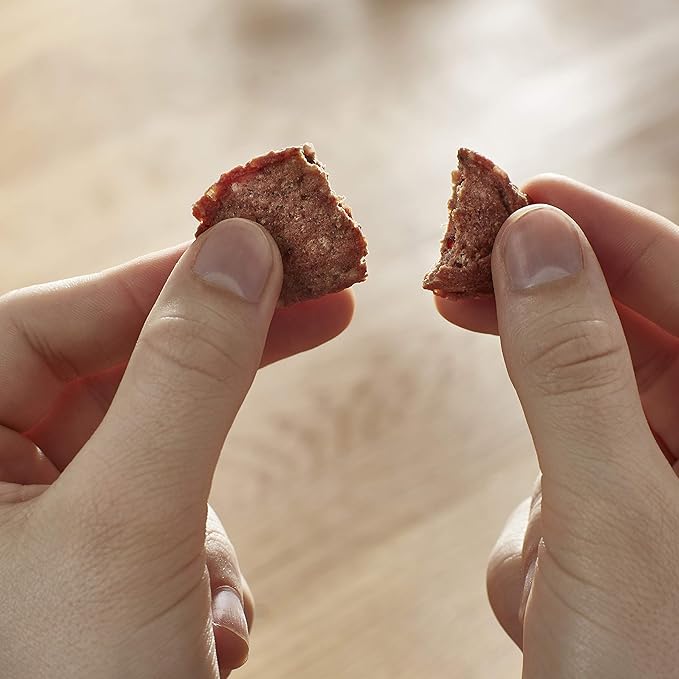 Milo's Kitchen Home-Style Dog Treats 100% Real Beef Sausage Slices With Rice 3 Oz.
