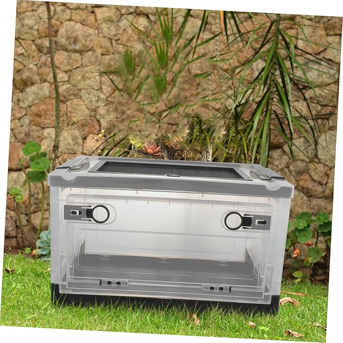 POPETPOP 1set Insulated Pet Cage Hamster Home Collapsible Hedgehog Animal Box Plastic Hamster House