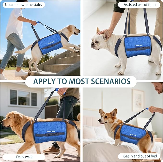 Adjustable Dog Lift Harness, Suitable for Medium to Large Dogs,L