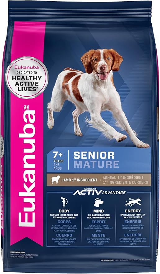 Eukanuba Senior - Lamb 1st Ingredient Dry Dog Food, 30 lb Bag