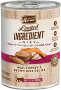Merrick Limited Ingredient Diet with Healthy Grains Canned Wet Dog Food Turkey & Brown Rice Recipe - 12.7 oz Can