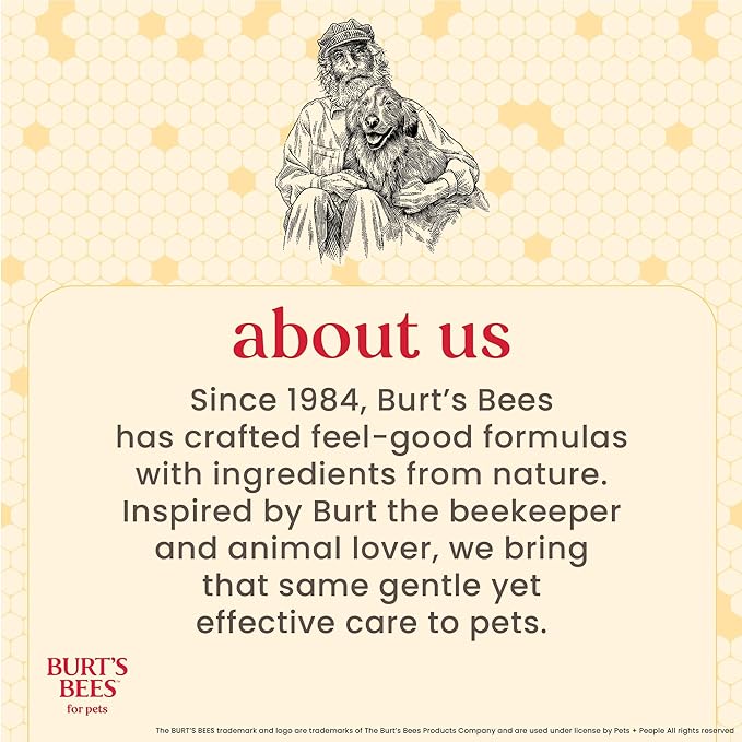 BURT'S BEES FOR PETS Dental Treats for Dogs with Manuka Honey & Ginger, Holistic, Plant-Based Oral Care, 98% Natural Origin Formulas, Sweet Potato Flavor, Dog Treats Small Dogs, Sz Sm 10ct, 7 oz