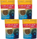Charlee Bear Dog Treats Small Dogs Training Treats Crunchy Low Cal, Grain Free Canine Snacks, USA, Puppy Training Biscuits, Bacon & Blueberry, 4 Pack, 8oz Ea