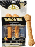 Fieldcrest Farms Nothin’ to Hide Ultra Knotted Bones – Collagen-Based Rawhide Alternative Dog Chews, Chicken Flavor, Highly Digestible for Aggressive Chewers up to 35 lbs, 9-Inch, 2 Pack