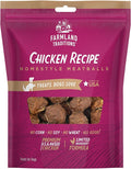 Farmland Traditions Chicken Recipe Homestyle Meatballs, Natural Dog Treats Made in the USA for All Breeds & Sizes, 1-Pound Bag