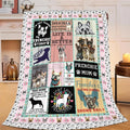 Boston Terrier Throw Blanket French Bulldog Frenchie Puppy Stuff Gifts for Dog Lover Kids Girls Boys Adults Women Men Soft Cozy Warm Plush Fluffy Fuzzy Fleece Blanket Decor 40''X50''