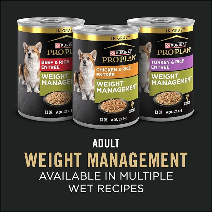 Purina Pro Plan Adult 7 Plus Weight Management Shredded Blend Chicken and Rice Formula Senior Dog Food - 6 lb. Bag