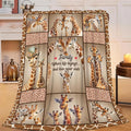 Giraffe Throw Blanket Giraffe Stuff Gifts for Kids Girls Boys Adults Women Men Soft Cozy Warm Plush Fluffy Fuzzy Fleece Blanket Decor 40''X50''