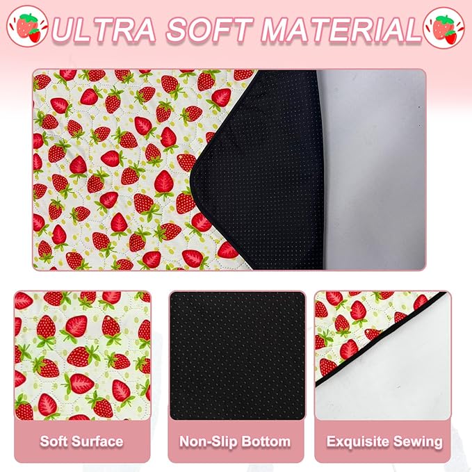 2 Pack Guinea Pig Cage Liners, Waterproof Reusable Guinea Pig Cage Liners,Waterproof Super Absorbent Pee Pads for Small Animals,42x56 inch 2pack