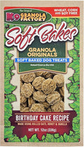 K9 Granola Factory All Natural Soft Bakes Dog Treats, 12 Ounces, Birthday Cake