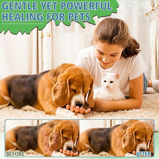 Cat Wound Care Spray, Pet Wound Care Formula for Scratching Irritation Bites Burns Redness, Supports Skin Comfort and Recovery for Kittens, Adult Cats, Pets, 120ml