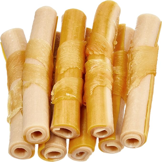 Wonder Bound Chicken Wrapped Medium Sticks, Peanut Butter Flavor - 8 Count - Rawhide-Free Dog Treats, Dental Health Chews for Plaque & Tartar Control, Easy to Digest, Long-Lasting