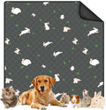 Guinea Pig Cage Liner, 72in x 72in Fast Absorption Washable Bedding Pee Pads for Dogs Puppy Rabbit Small Animal Cage Mat, Leakproof & Non-Slip