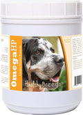 Healthy Breeds Bluetick Coonhound Omega HP Fatty Acid Skin and Coat Support Soft Chews 90 Count