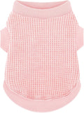 Cozy and Functional Dog Shirts for Small Puppies: Stretchable Pink Attire with Easy-On Design, Ideal for Chihuahuas and Yorkies - Enhance Comfort and Playfulness on Chill Days XX-Large