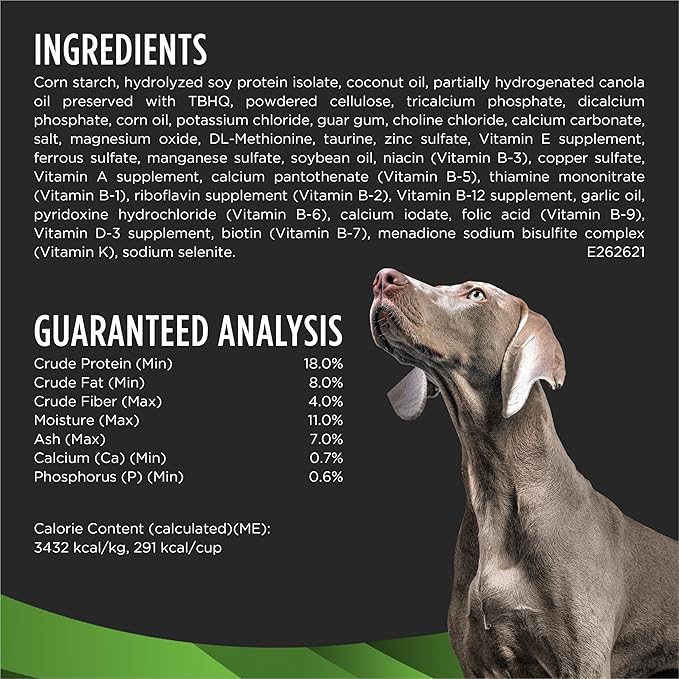 Pro Plan Veterinary Diets Purina HA Hydrolyzed Protein Dog Food Dry Vegetarian Formula - 38 lb. Bag