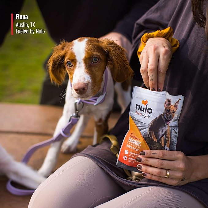 Nulo Trainers Salmon Recipe Grain-Free Low-Calorie Healthy Dog & Puppy Training Treats, 4 Ounce Pouch