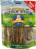 Pork Pizzle Sticks for Small & Medium Dogs - 4-6 Inches | Long Lasting, Odorless, Premium All Natural Dog Treat | 100% Free Range, Grass Fed Pigs | Promotes Dental Health - 5 Ounces