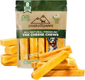 peaksNpaws Yak Cheese, High Protein, Himalayan Dogs Chews, Natural Dog Treats, Lactose Free, Long Lasting Dogs Treat for Aggressive Chewers Under 55 lbs, 8 Large Chew Sticks