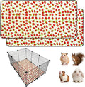2 Pack Guinea Pig Cage Liners, Waterproof Reusable Guinea Pig Cage Liners,Waterproof Super Absorbent Pee Pads for Small Animals,28x42 inch 2pack