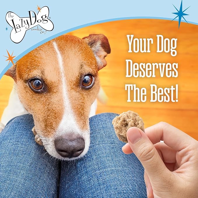 The Lazy Dog Cookie Co. Soft Dog Treats, Mutt Mallows Roasted Vanilla, for Small, Medium and Large Dogs, Wheat-Free, Baked in The USA, 5 oz. (Pack of 3) Vanilla