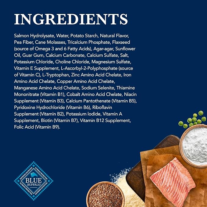 Blue Buffalo Natural Veterinary Diet HF Hydrolyzed for Food Intolerance Wet Dog Food, Veterinarian Prescription Required, Salmon Recipe, 12.5-oz. Cans (12 Count)