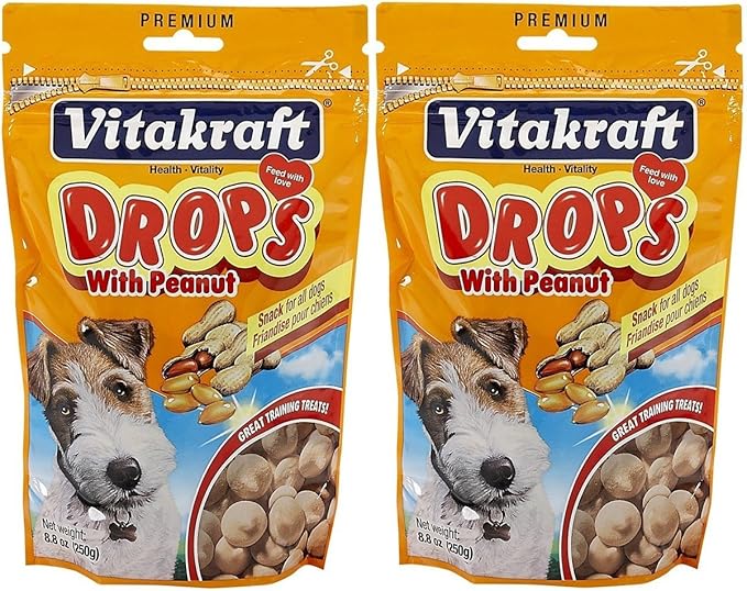 Vitakraft Peanut Drops for Dog Treat [Set of 2]