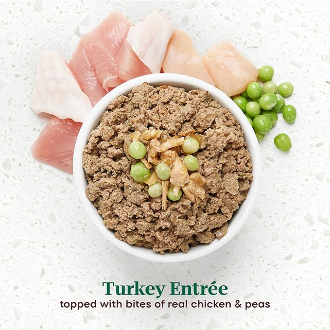 Nutro Ultra Wet Dog Food Pate with Food Toppers for Dogs, Chicken & Turkey Entree Variety Pack, 3.5 oz Trays (12 Count, Pack of 1)