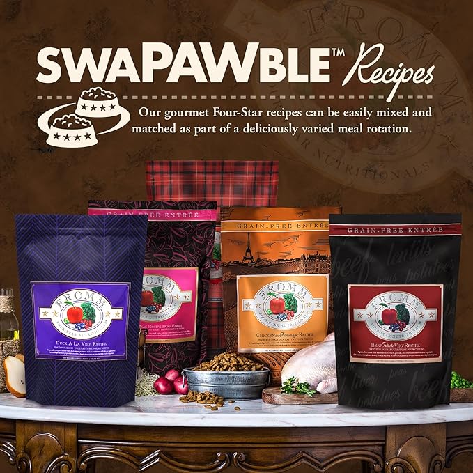 Fromm Four-Star Nutritionals Whitefish & Potato Dog Food - Premium Dry Dog Food - Whitefish Recipe - 4 lb