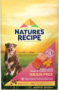 Nature's Recipe Grain Free Dry Dog Food, Salmon, Sweet Potato & Pumpkin Recipe, 12 lb. Bag