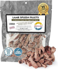 Fresh Is Best Lamb Spleen Fillets Freeze Dried Dog Treats – Raw Freeze Dried Treats for Dogs & Cats in Resealable Zipper Bag – High-Protein Single Ingredient – Made in The USA