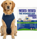Surgi Snuggly Dog Surgery Recovery Suit – Dog Onesie for Post Surgery Recovery, Female Spay & Male Neuter – Surgical Suit for Dogs, E-Collar Cone Alternative, Double Blue - XL Long - 23" - 26" (EC)