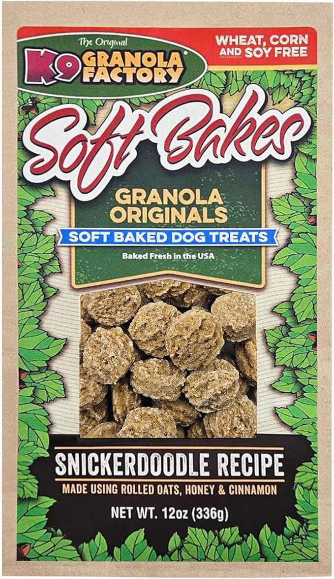 K9 Granola Factory Snicker Dog Treat, 12 Oz
