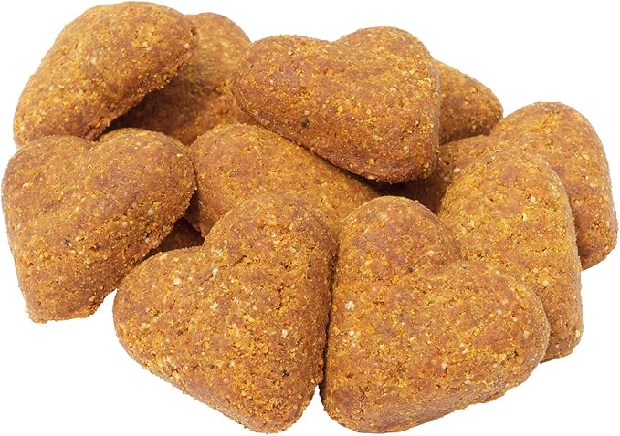 Darford Grain-Free Dog Treats – Tasty Bacon Flavor Minis – Heart-Shaped Crunchy Biscuits – No Corn, Wheat, Soy or Meat by-Products – All-Natural Ingredients – 15 lb Box – Made in Canada