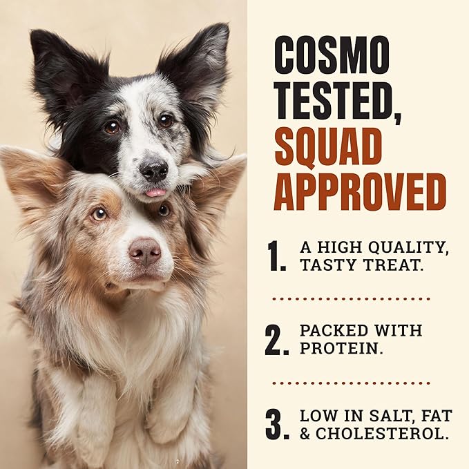 Cosmo's Snack Shack Pork Meat Sticks for Dogs - Original Flavor - All Natural Dog Treat - Made in USA (24 Count Pack of 1)